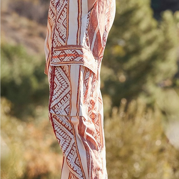 Free People-Visionary Printed Pants - Picture 7 of 9